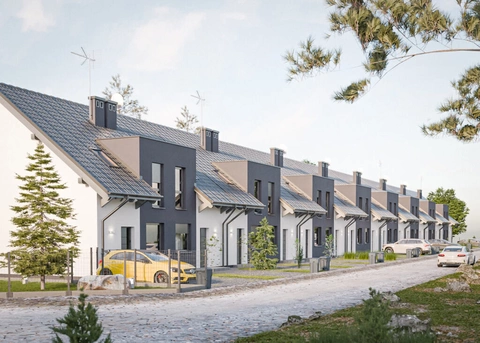 Domy szeregowe Leszno - ul. Myśliwska, Gronowo 582-M1